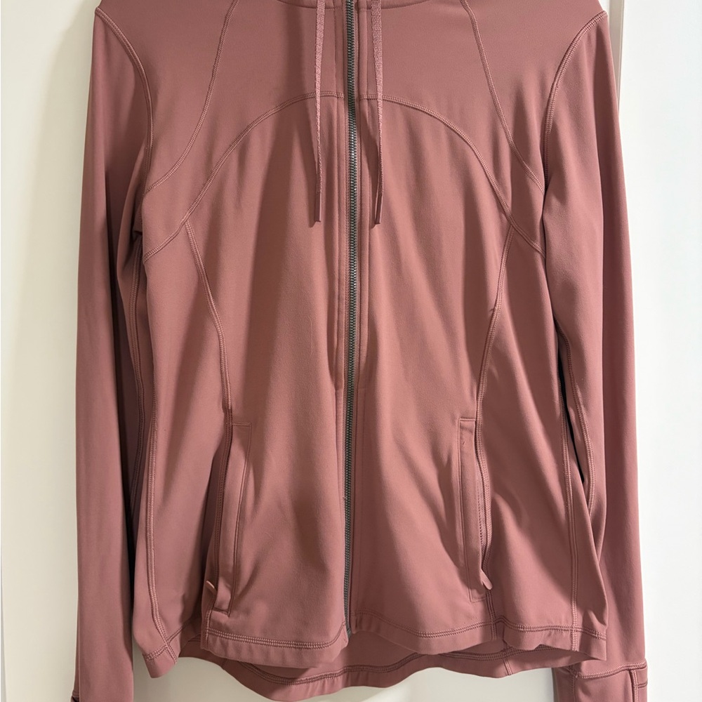 Mauve/pink lululemon Zip-Up Hoodie define jacket